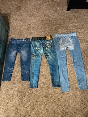 Jean leggings